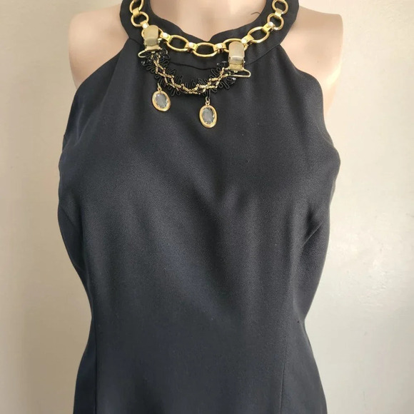 Black Maxi Halter Dress - Picture 8 of 15